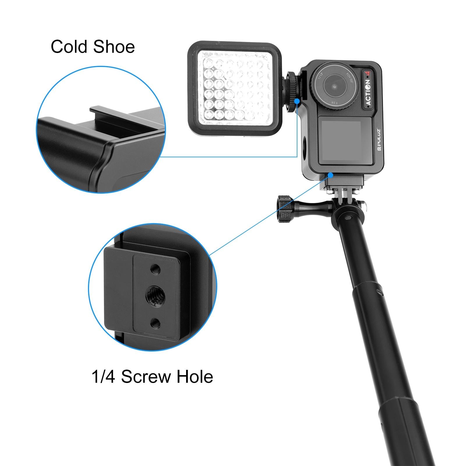 Universal Cold Shoe Adapter for Dji Action Camera