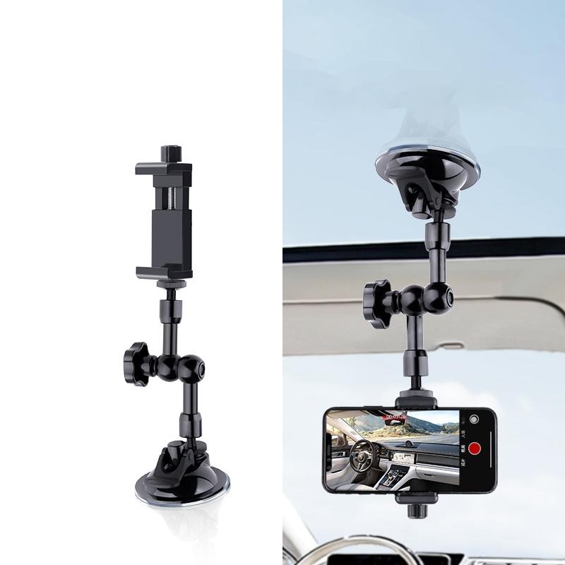 Articulating Magic Arm with Suction Cup Phone Mount 4.5 - 7.2 Inch Phones