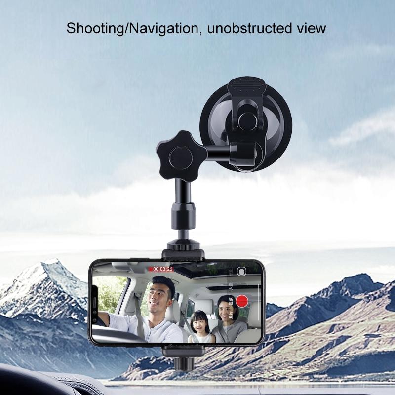 Articulating Magic Arm with Suction Cup Phone Mount 4.5 - 7.2 Inch Phones