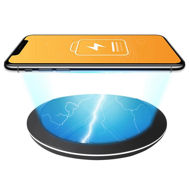 10W Portable Wireless Charger Lightweight &amp; Smart - Black