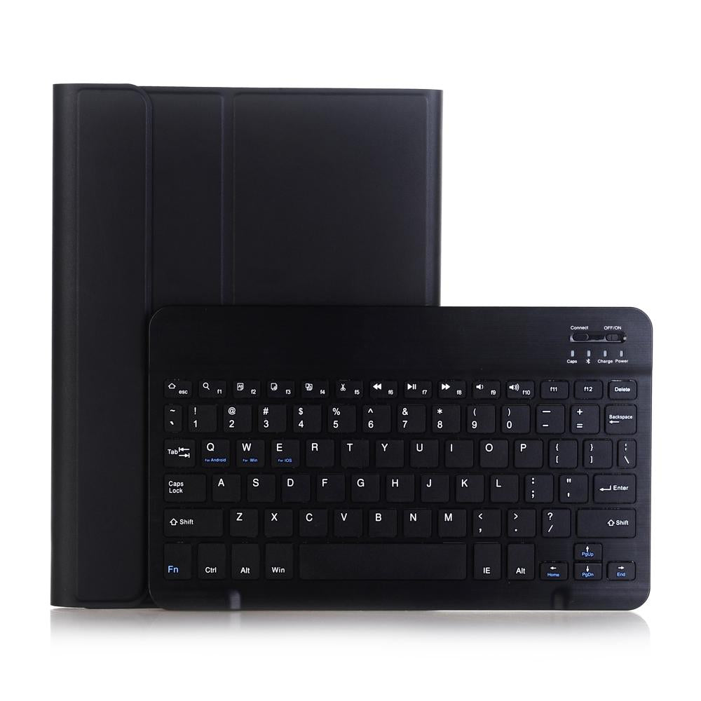 10.2 Ipad Bluetooth Keyboard Case With Stand - Ultra-Thin & Detachable - Black