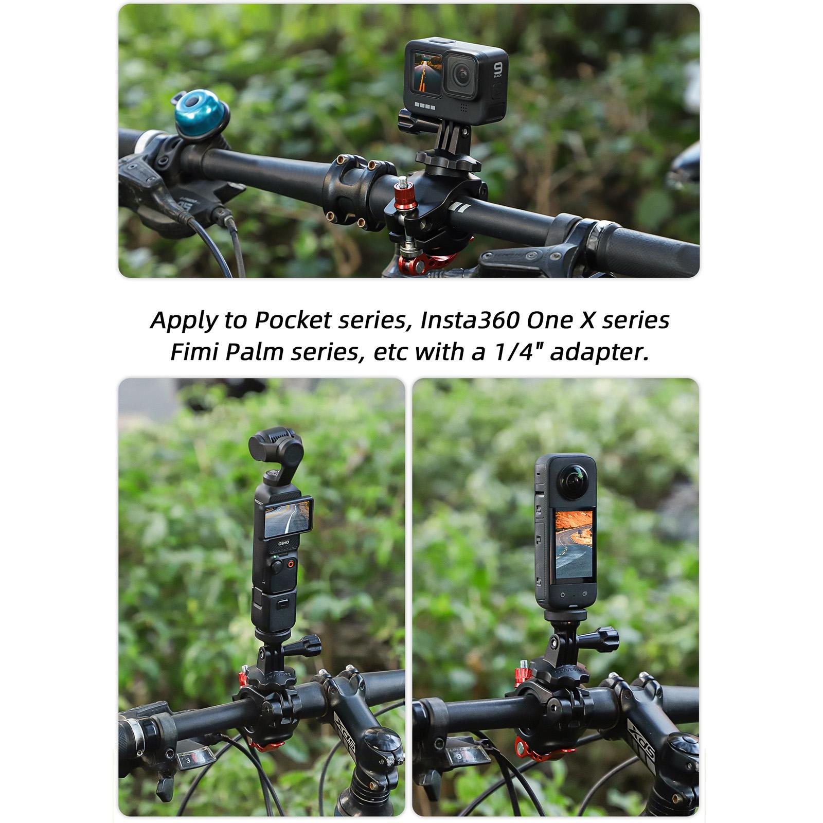 360 Degree Rotating Bike Mount for Sports Cameras