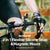 Insta360 Go 3s / Go 3 Sunnylife Camera Strap with Magnetic Mount and Silicone Wristband for Drone and Backpack - Black Stripe