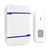 Wireless Waterproof Doorbell Receiver - 110Db Low Power 300M Range 53 Music Options Night Light - Black