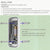 Wireless Waterproof Doorbell Receiver - 110Db Low Power 300M Range 53 Music Options Night Light - Black