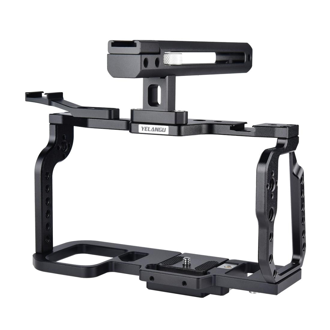 Video Camera Cage Stabilizer For Dji Bmpcc 4K - Black Handle