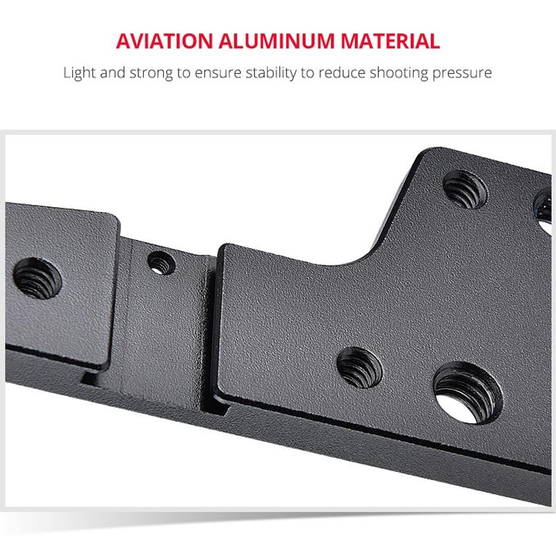 Video Camera Cage Stabilizer For Dji Bmpcc 4K - Black Handle