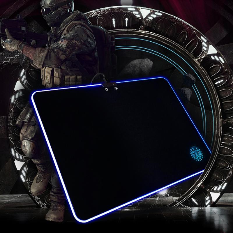 Rgb Gaming Mouse Pad Black