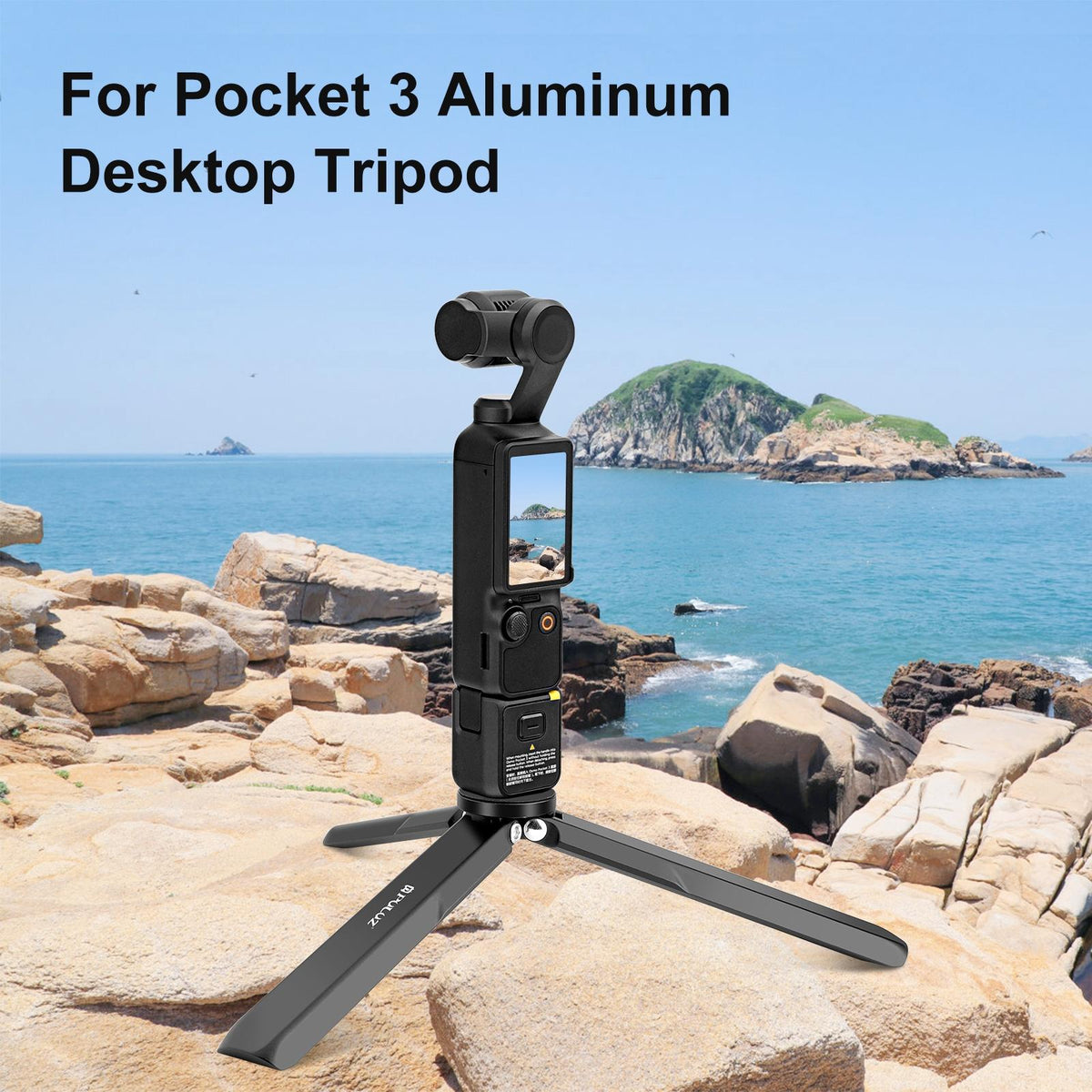 Lightweight Tripod for Dji Pocket 3 and Insta360 X4 - Aluminum Alloy
