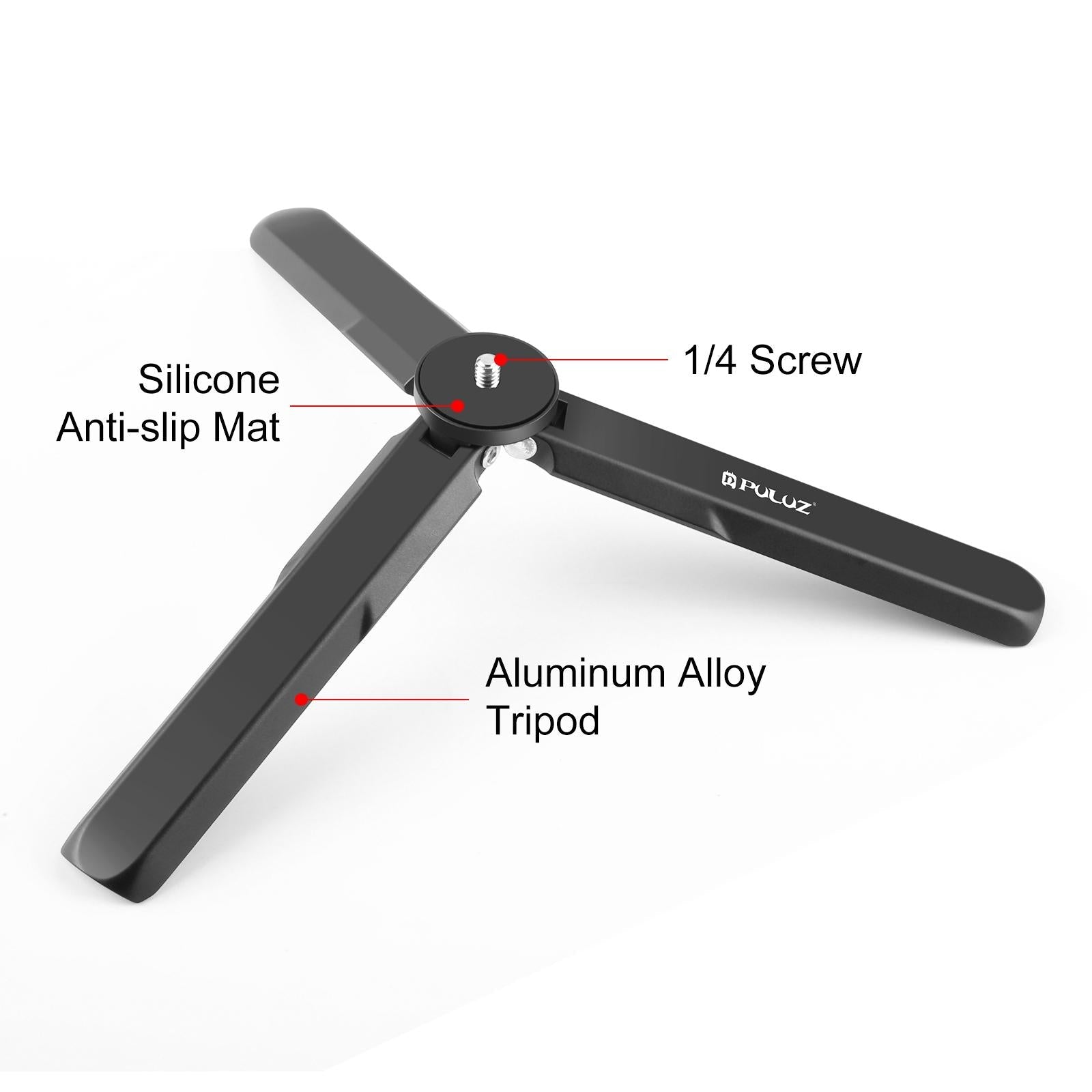 Lightweight Tripod for Dji Pocket 3 and Insta360 X4 - Aluminum Alloy