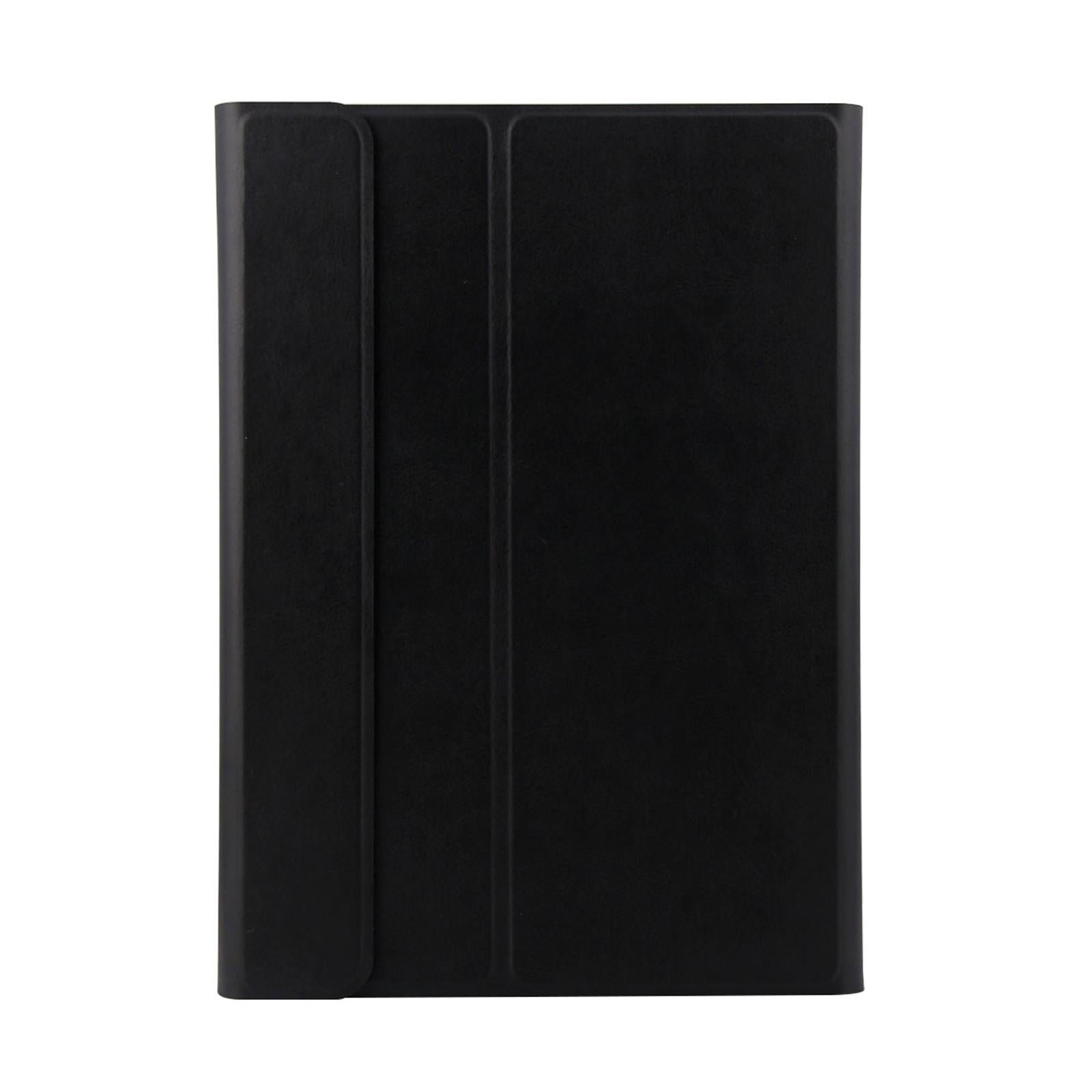 Bluetooth Keyboard & Leather Tablet Case For Ipad Air / Pro 9.7 - Three-Gear Angle Adjustment Magnetic Sleep Function - Abs Brushed Texture - Black