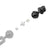 Aluminum Ball Head Adapter for Gopro Insta360 Dji Action Cameras - 2.5cm Diameter - Black