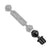 Aluminum Ball Head Adapter for Gopro Insta360 Dji Action Cameras - 2.5cm Diameter - Black