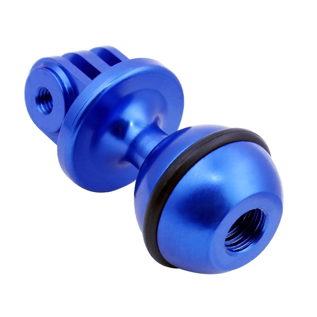 Aluminum Ball Head Adapter for Gopro Insta360 Dji Action Cameras - 2.5cm Diameter - Black