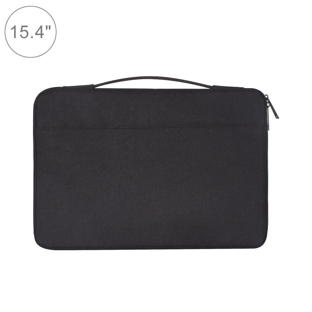 Stylish Laptop Handbag For Macbook &amp; More - Polyester &amp; Nylon - Black