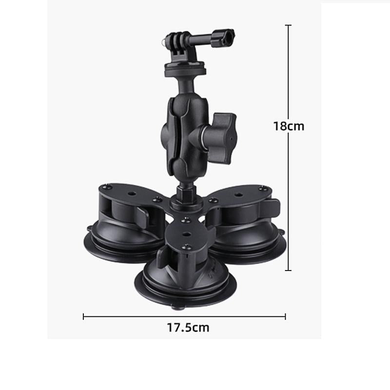 Steel Mount Holder with Tripod Adapter and Safety Buckle