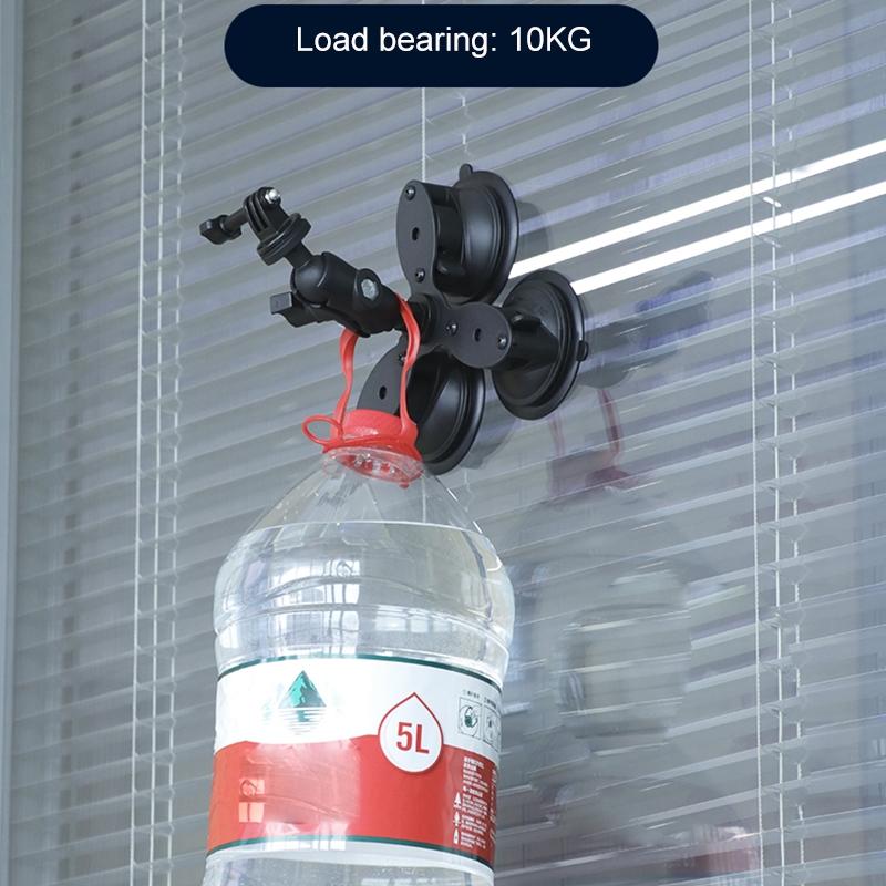 Steel Mount Holder with Tripod Adapter and Safety Buckle