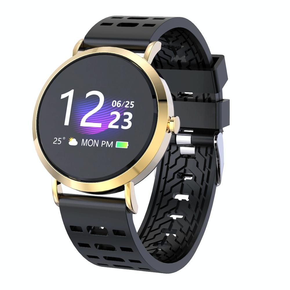 Smart Bracelet With Colour Screen Ip67 Waterproof Call / Heart Rate / Sleep / Sedentary Reminder - Black
