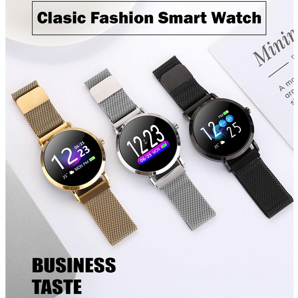 Smart Bracelet With Colour Screen Ip67 Waterproof Call / Heart Rate / Sleep / Sedentary Reminder - Black