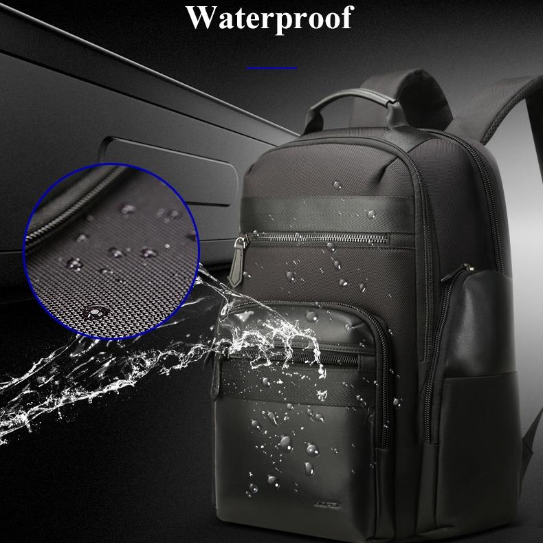 Large Capacity Anti-Theft Waterproof Shoulder Bag With Usb Port - 35.5X24X45Cm Black