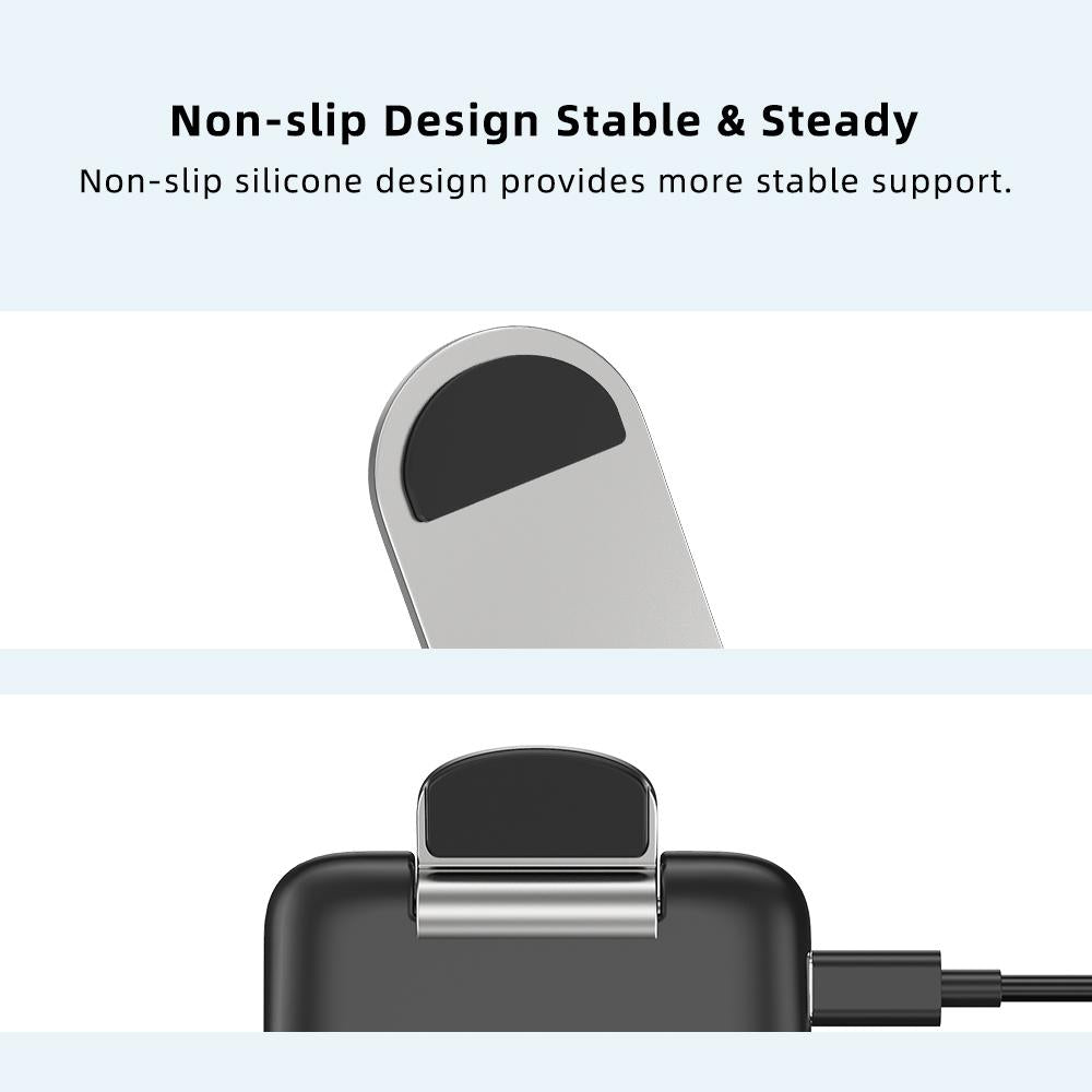 Foldable 15W Wireless Charger For Mobile Phones Black