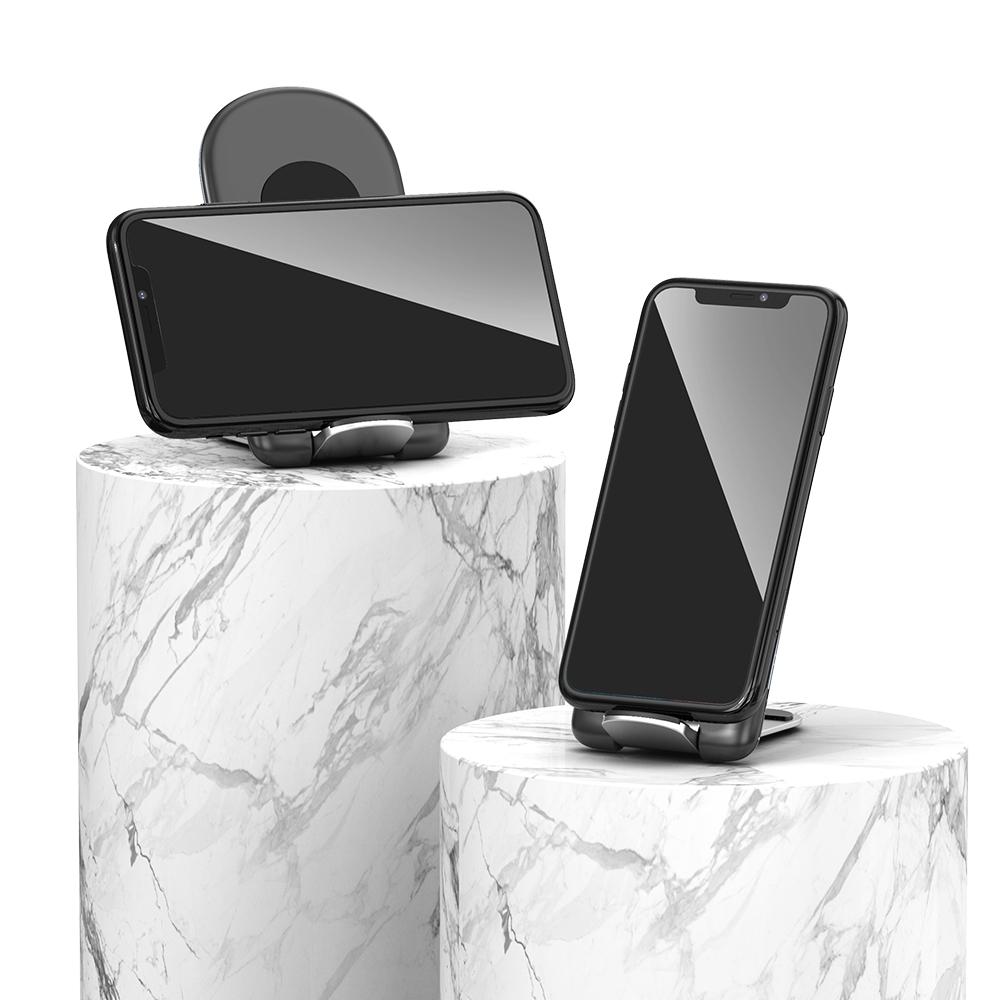 Foldable 15W Wireless Charger For Mobile Phones Black