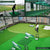 Black Character Pattern Golf Service Box with Phone Stand - 100 Balls - Black Character