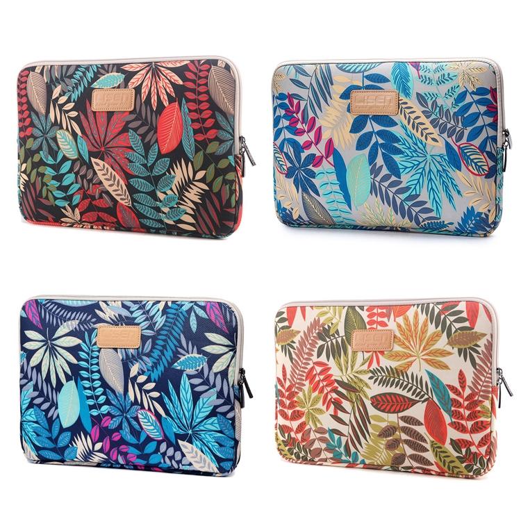 Colourful Leaves Sleeve Case for Amazon Kindle - Zipper Briefcase - Black