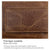 Leather Rfid Card Holder Wallet - Crazy Horse - Coffee