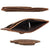 Leather Rfid Card Holder Wallet - Crazy Horse - Coffee