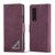 For Samsung Galaxy Z Fold4 5G Leather Dual Side Buckle Phone Cover - Wine Red