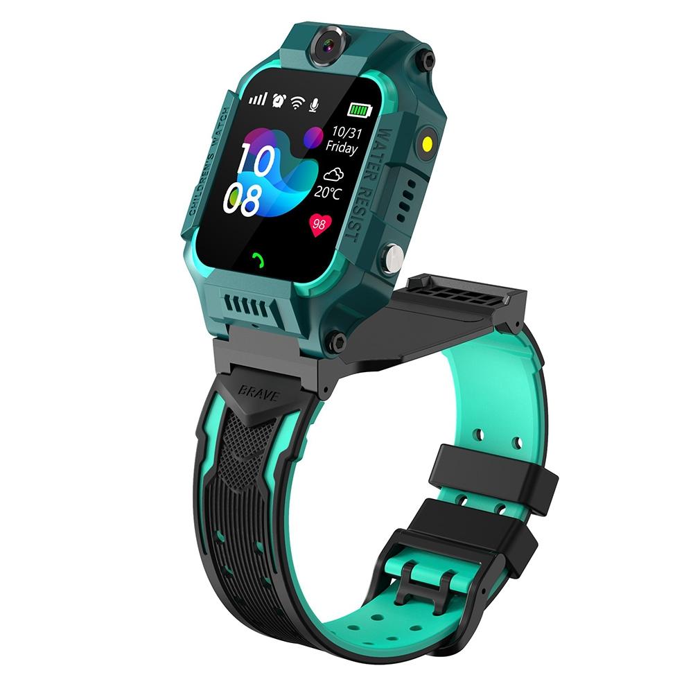 1.44 Inch 360-Degree Rotating Positioning Camera Smart Waterproof Children Calling Watch - Blue
