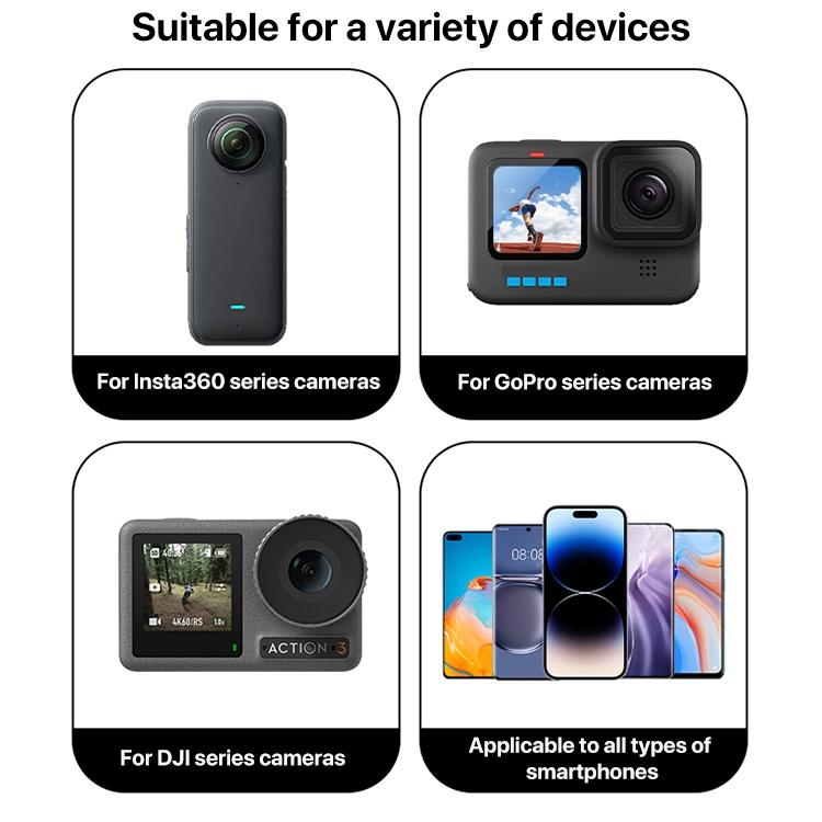 Aluminum Extension Arm with Hollow Grip - 20cm - Silver