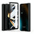 For Samsung Galaxy Z Fold4 5G Foldable Electroplated Case - Silver