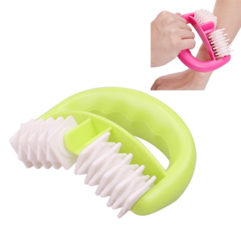 Portable Meridian Massager Compact Roller For Muscle Relief - Green Piece