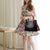 Stylish Bean Sand Tote Bag High Capacity - Black