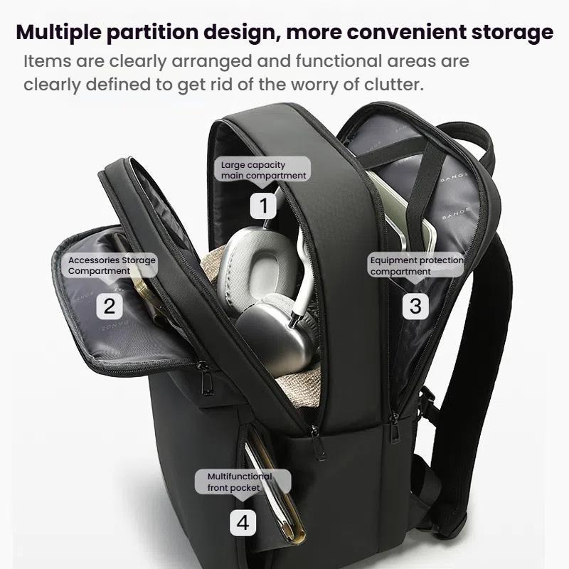 Large Capacity Business Shoulder Bag For Men - Green