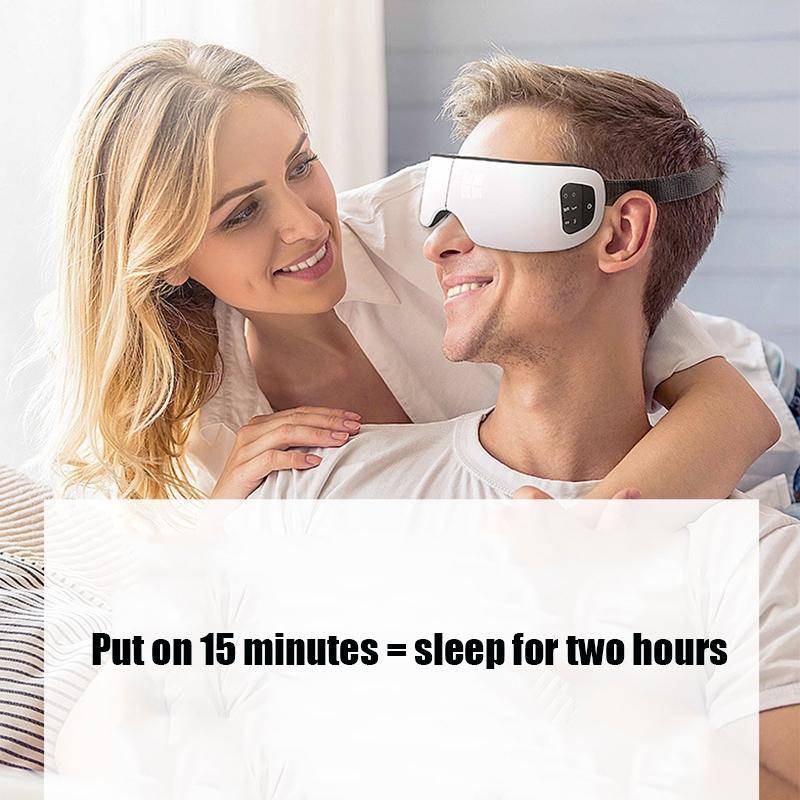 Air Pressure Eye Massager Black