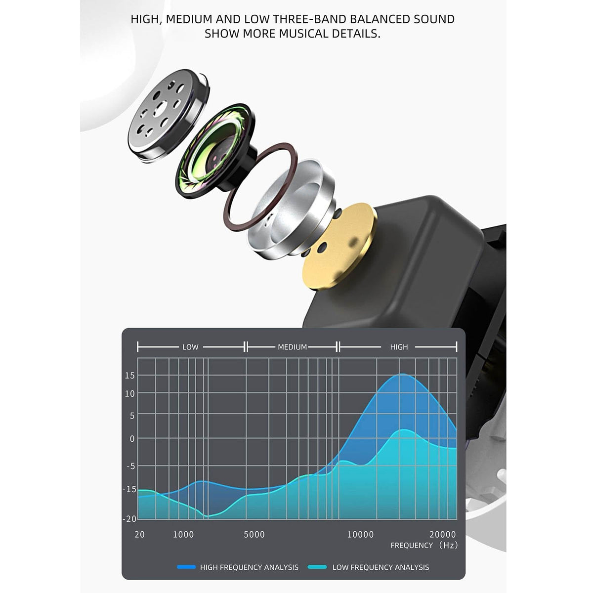 Mini Tws Wireless Bluetooth Earphones with Noise Reduction and Digital Display - Skin Colour