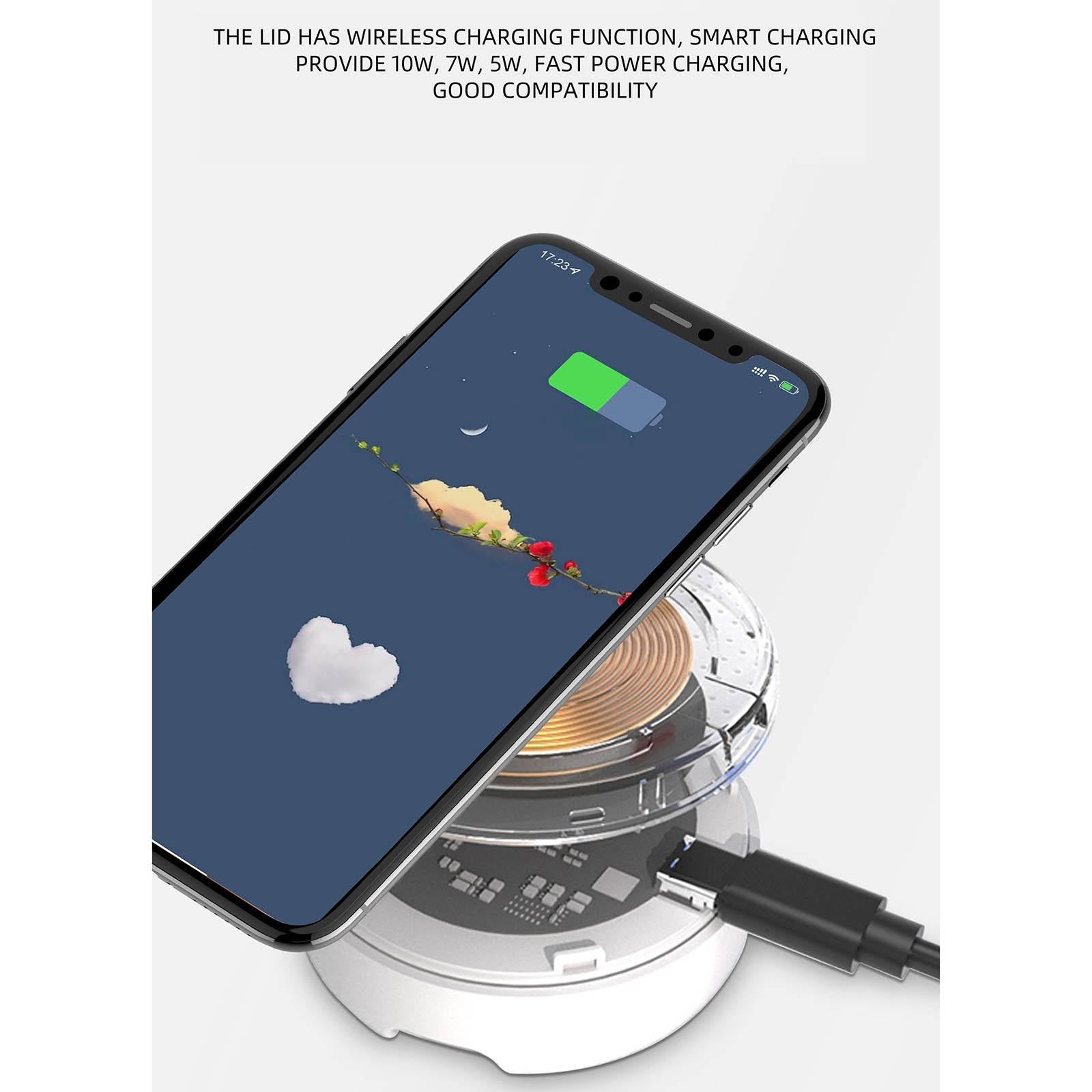 Mini Tws Wireless Bluetooth Earphones with Noise Reduction and Digital Display - Skin Colour