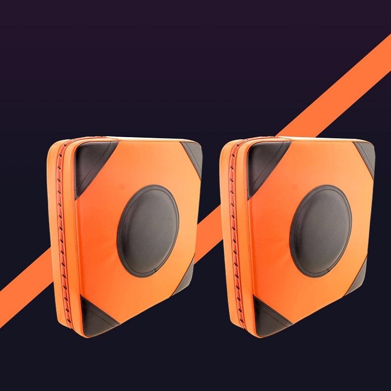 Thickened Square Boxing Wall Target - Imitation Leather - 40X40X10 - Orange Black