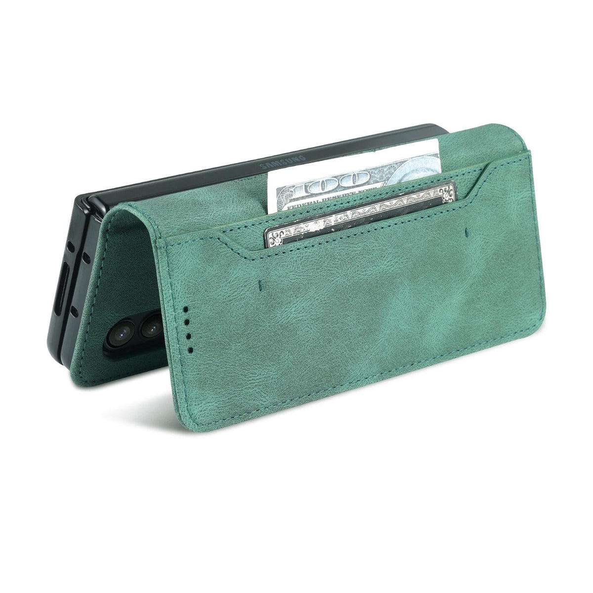 For Samsung Galaxy Z Fold4 5G Horizontal Flip Tpu Phone Case - Red