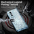 For Samsung Galaxy Z Fold4 5G Foldable Electroplated Phone Case - Mechanical Legend 4. - Silver