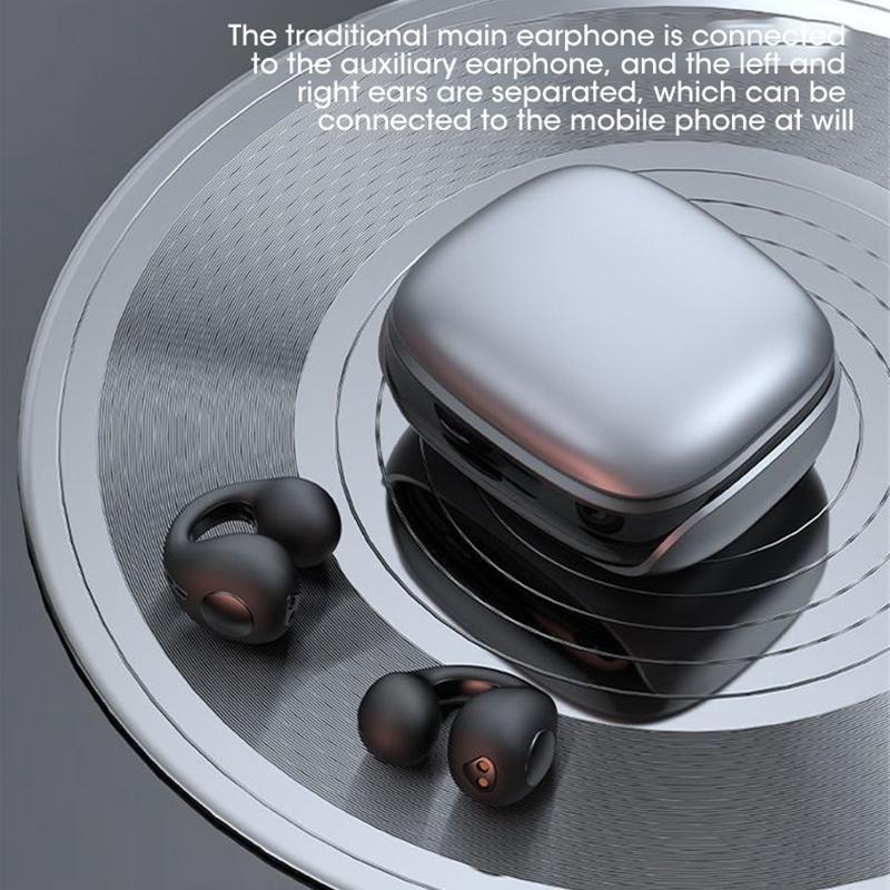 Wireless Bone Conduction Clip-on Bluetooth Headset - Noise Reduction - Skin Colour