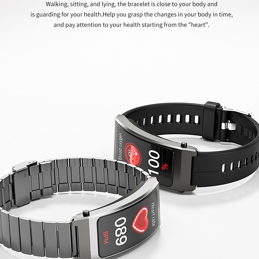 Smart Bracelet With Sleep And Oxygen Monitoring - Tft Display - Tarnish