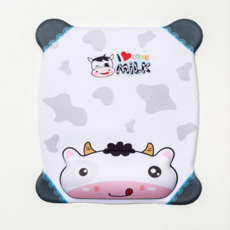 Cartoon Silicone Mouse Pad Wristband - Blue Cat