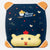 Cartoon Silicone Mouse Pad Wristband - Blue Cat