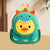 Kids' Cartoon Anti-lost Backpack - Colourful Design - Dinosaur Duck