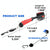 Portable Golf Club Brush - Retractable - Blue