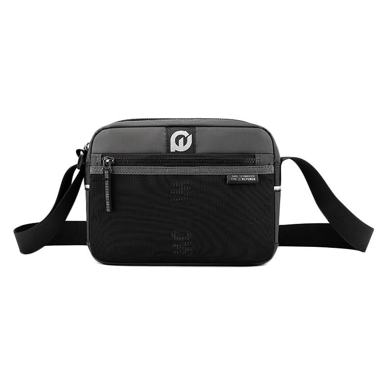 Men Nylon Crossbody Satchel For Outdoor Use - Dark Blue